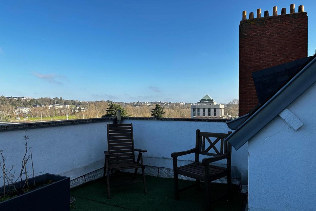Beautiful Apartment With Terrace - Loire View Tours Exterior photo