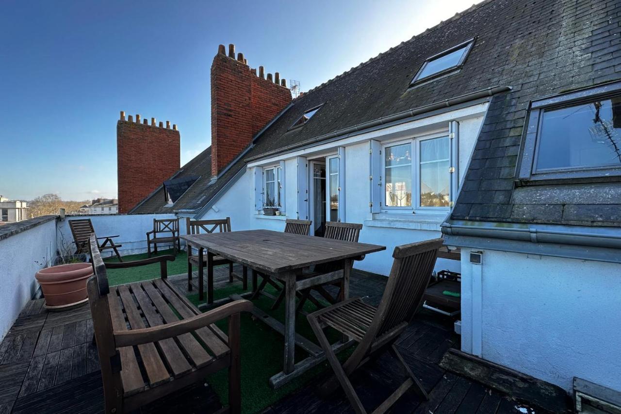 Beautiful Apartment With Terrace - Loire View Tours Exterior photo